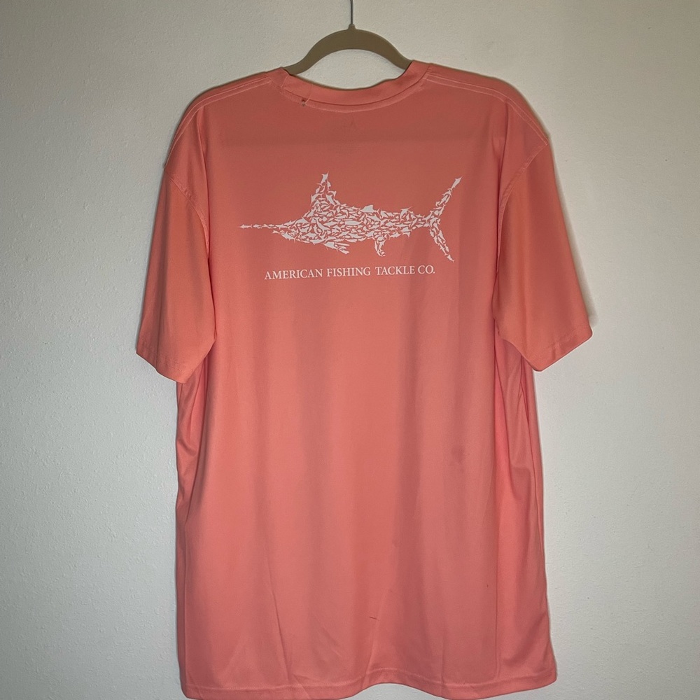 AFTCO Jigfish Shirt in Coral